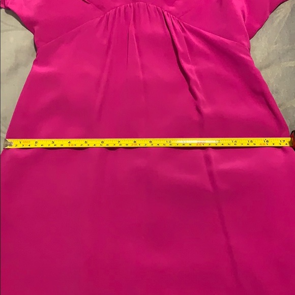 Trina Turk silk dolman sleeve dress with beading - Picture 10 of 11